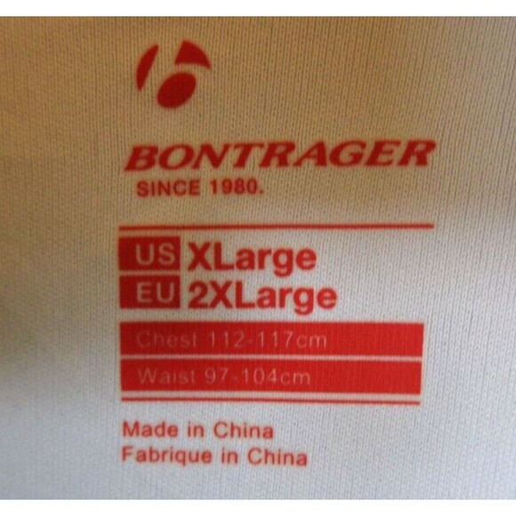 Bontrager Cycling Jersey Men's X Large Short Sleeve Bike Shirt Multicolor - Picture 3 of 3